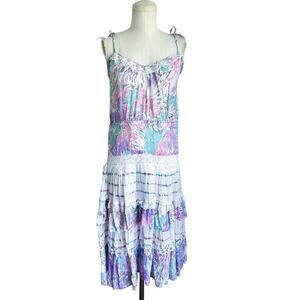 Cotton Gauze Drop Waist Sundress
